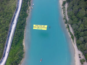 Greenpeace u Plominu upozorava - 'Ugljen je prljav posao'