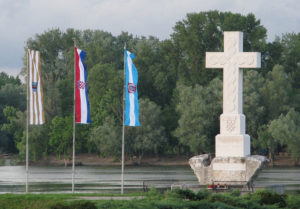 Zastave na ušću Vuke Vukovar glagoljica