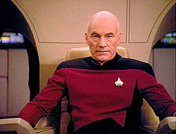 Sir Patrick Stewart tumačio je ulogu zapovjednika Picard-a u sagi "Zvjezdane staze"