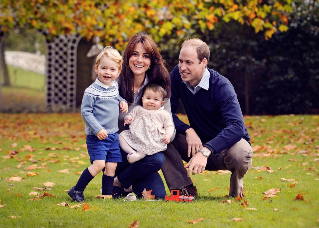 Duke and Duchess of Cambridge with their two children