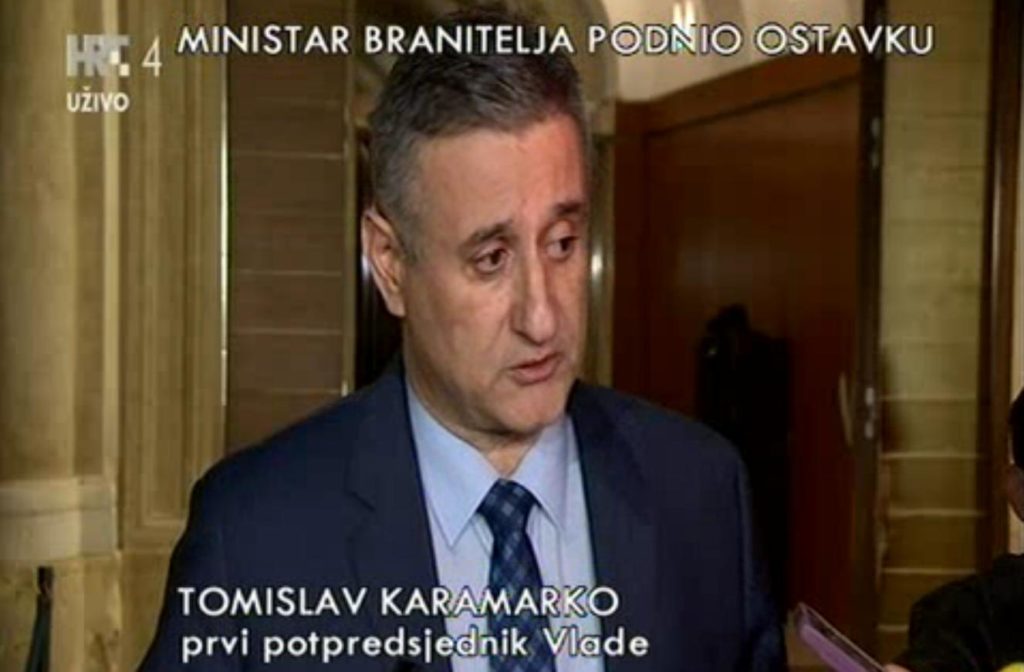 tomislav karamarko ostavka Crnoja