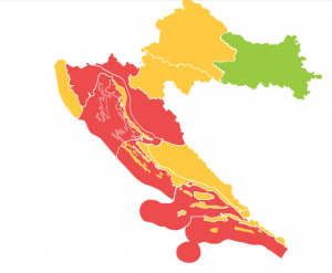 Hrvatska na udaru snažne ciklone: Večeras stiže pogoršanje