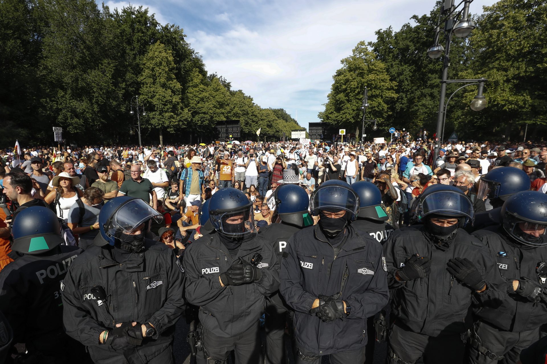 митинг в берлине