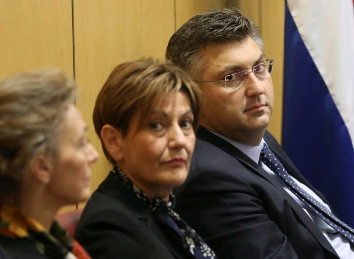 Andrej Plenković i Martina Dalić