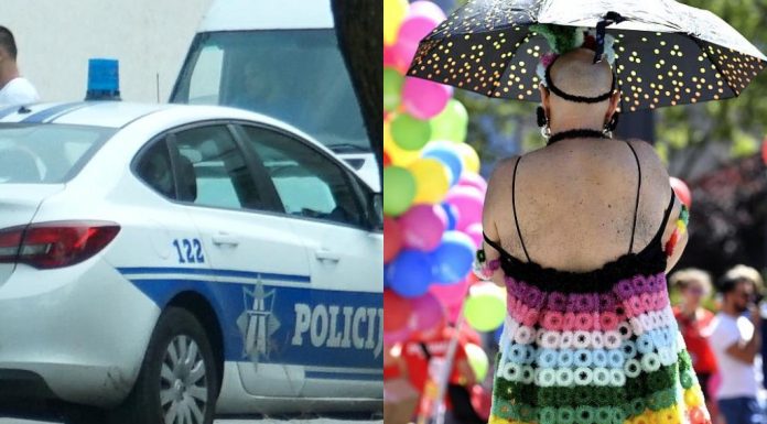 LGBT crna gora policija