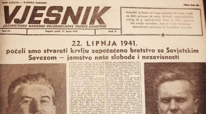 vjesnik 22. lipnja 1941.