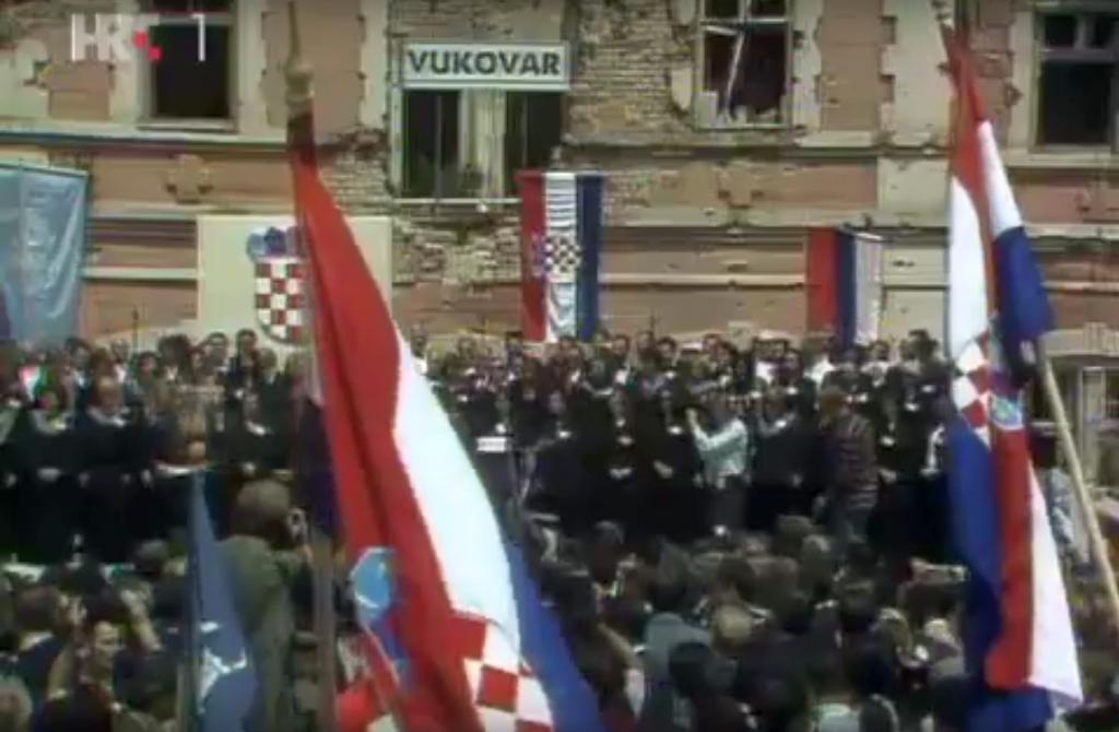 8. lipnja 1997. 'vlak mira' - Tuđmanov dolazak u Vukovar i reintegrirano  Podunavlje – narod.hr