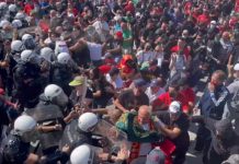Vrije u Cetinju: Domoljubni Crnogorci blokirali grad zbog ustoličenja mitropolita SPC-a