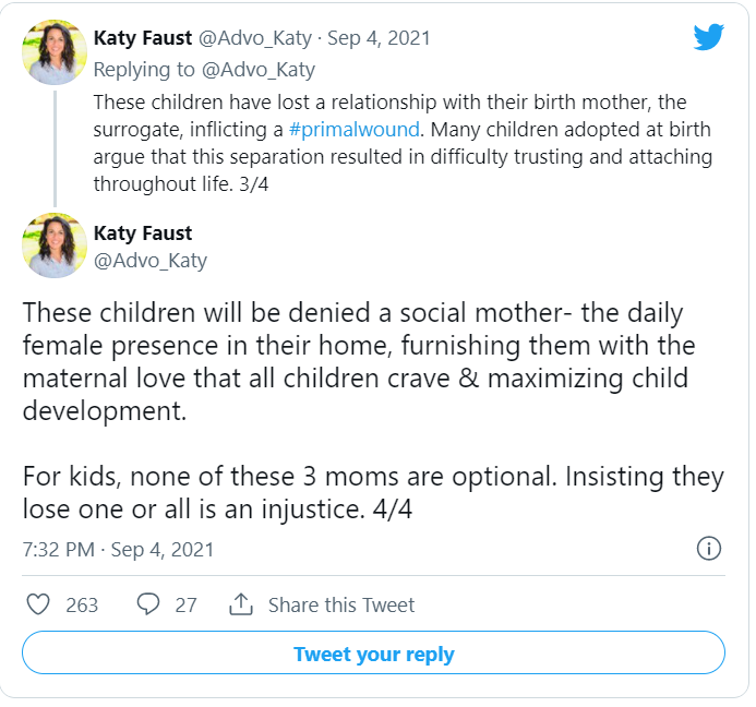 Katy Faust objava Twitter