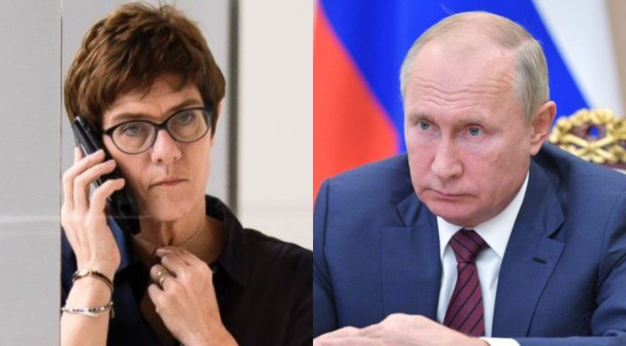 Kramp-Karrenbauer Putin