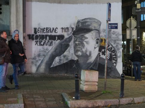 mural osuđenom ratnom zločincu Ratku Mladiću
