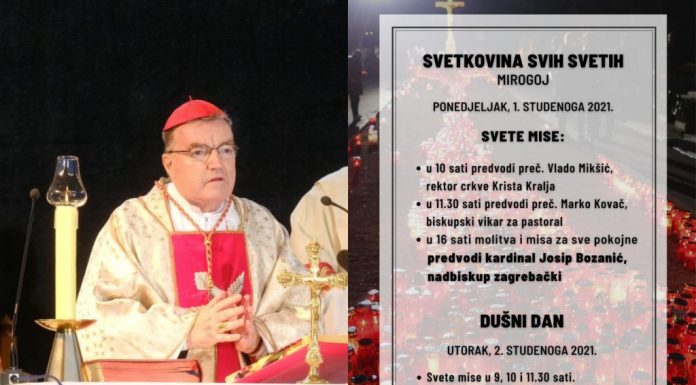 kardinal bozanić mise