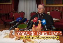 Pastirska poruka nadbiskupa Hranića