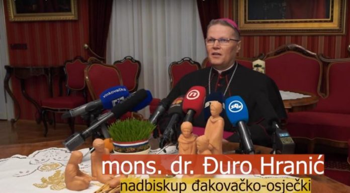 Pastirska poruka nadbiskupa Hranića