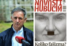 Pupovčeve 'Novosti': Crtanje Hitlerovih brčića Vučiću, Orbánu i Meloni je 'fašizam', a isti postupak prema dr. Markić bio je - 'sloboda medija'