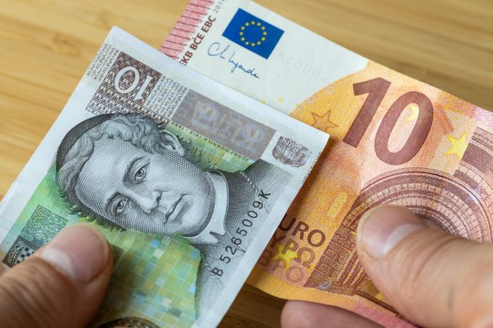 euro kune gotovina