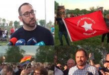 Šokantan video s Trnjanskih kresova: Napad na novinara Z1, Peternela htjeli spriječiti da govori i urlali: Gazi ustaše!