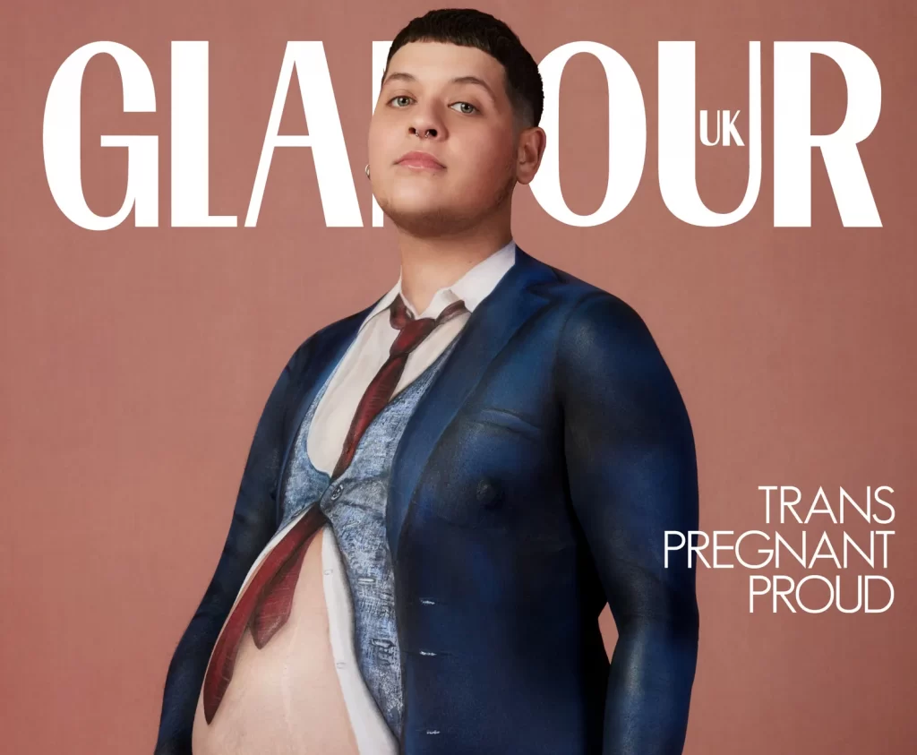 transman Logan Brown /Glamour magazine