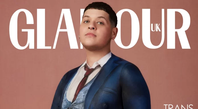 transman Logan Brown /Glamour magazine