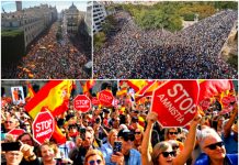 Španjolska: Milijuni prosvjednika na ulicama protiv socijalističkog udara i amnestije katalonskih separatista