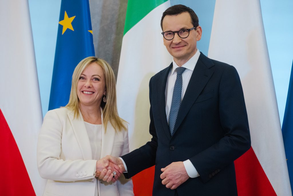 meloni, morawiecki