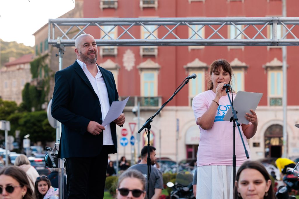 Split, 17.05.2026. - U Splitu održan Hod za život, obitelj i Hrvatsku.